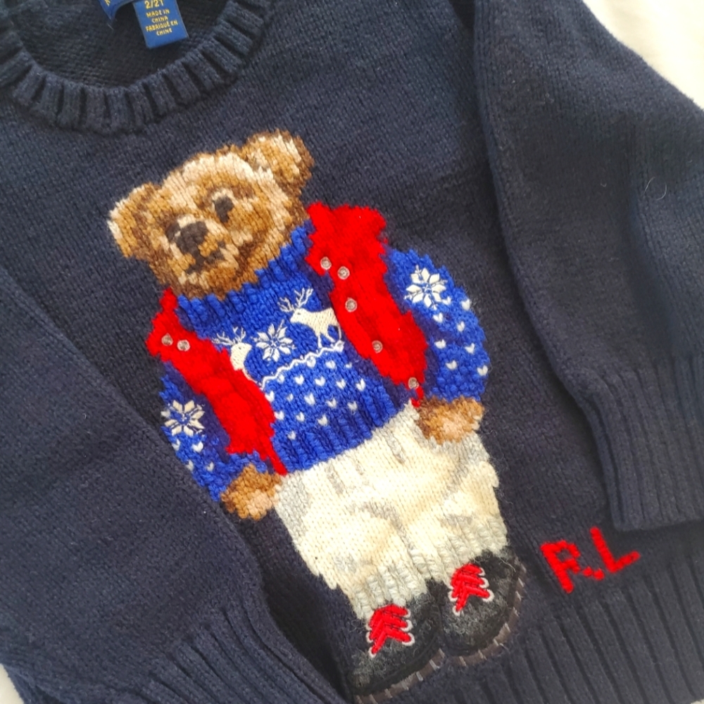 Polo Ralph Lauren Toddler Boy Bear Sweater